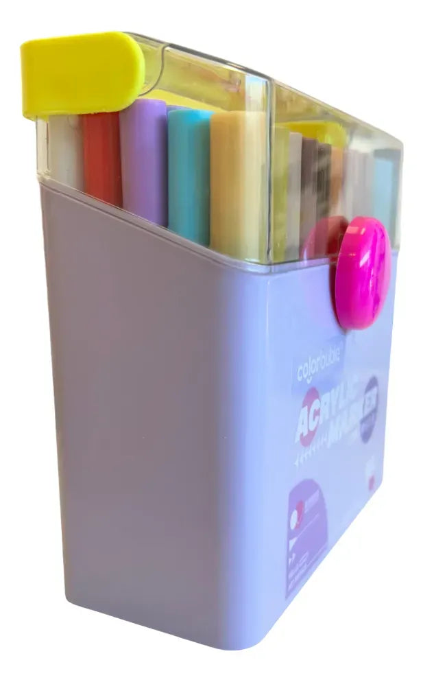 Marcadores Acrílicos con Estuche X60 Colores SL7110