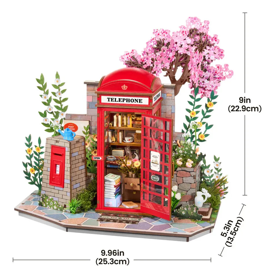 Robotime Rolife Blossom Book Booth TGS05