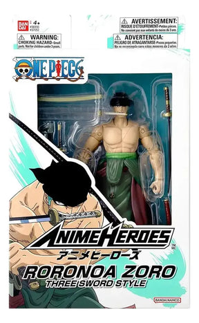 Anime Heroes One Piece Roronoa Zoro Three Sword Style 36930/37052