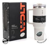 Wanderlust Vaso Termico Con Bombilla 1200ml Blanco 40123