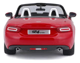 Bburago 1:24 Fiat 124 Spider Rojo Metalizado 18-21083