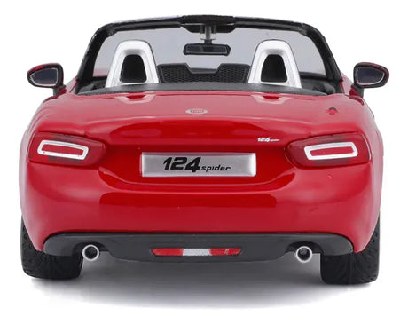 Bburago 1:24 Fiat 124 Spider Rojo Metalizado 18-21083