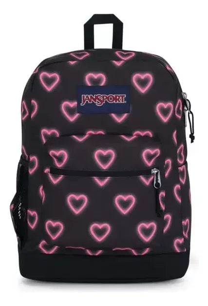 Jansport Mochila Cross Town Happy Hearts Black 26L JS0A47LWGY6 JNS131