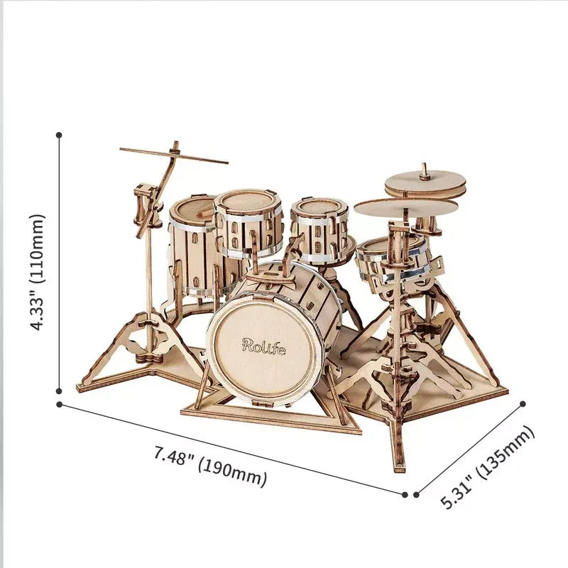 Robotime Puzzle 3d Bateria Tg409 Rolife