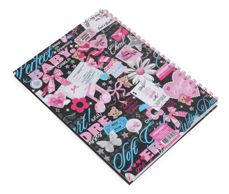 Chimola Cuaderno A4 Espiralado Collection Black ST18