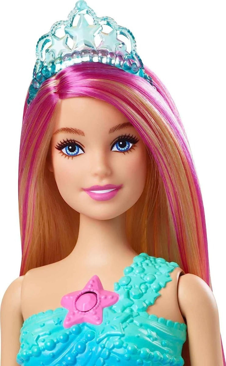 Muñeca Barbie Dreamtopia Twinkle Lights Mermaid Hdj36 Mattel