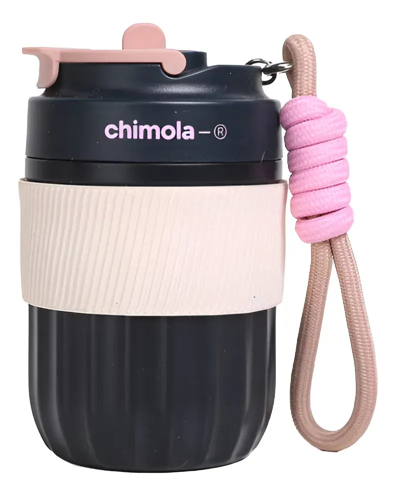 Chimola Vaso Termico Con Cordon 420ml Negro BZ42