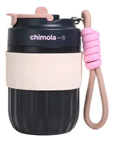 Chimola Vaso Termico Con Cordon 420ml Negro BZ42