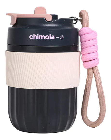Chimola Vaso Termico Con Cordon 420ml Negro BZ42