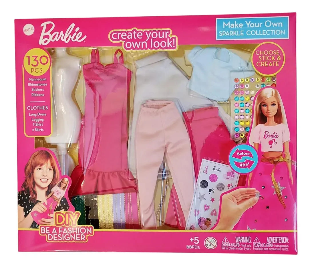 Barbie Set Sparkle Ropa De Muñeca Para Diseñar Bbfd3