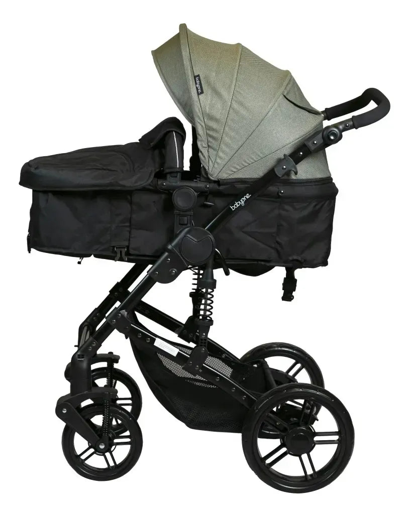 Baby One Coche Laika travel system con base color verde C BOTS-032S