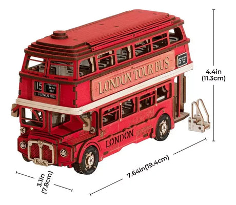Robotime Puzzle 3d Autobus Turistico De Londres Tgm02 Rolife