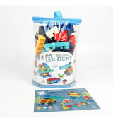 Bloques Infantiles 80 pcs En Bolsa Azul 3104401