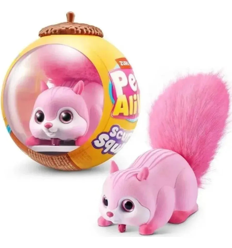 Pets Alive Ardilla Interactiva 5cm Surtido Squirrel Mania 6085