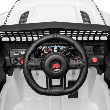 Auto A Bateria Todo Terreno Blanca HM6588