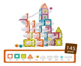 Bloques Construcción Magnéticos Magnetic Tiles Shine 2414002Magnéticos Tiles 145PCS 2414002