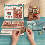 Robotime Puzzle 3d Dream Coffee Factory Rokr Eab02