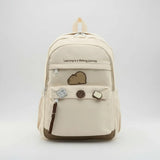 Mochila Escolar Llavero Capibara Blanco KL1159