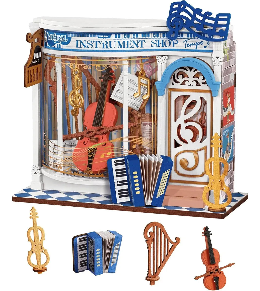 Robotime Rolife Melody Instrument Shop DS047