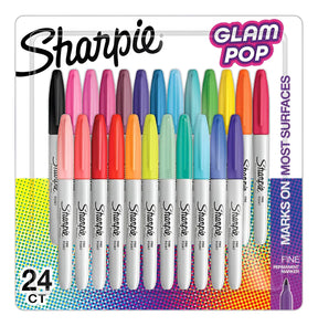 Sharpie Marcadores Punta Fina Glam Pop X24 2185227