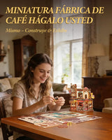 Robotime Puzzle 3d Dream Coffee Factory Rokr Eab02