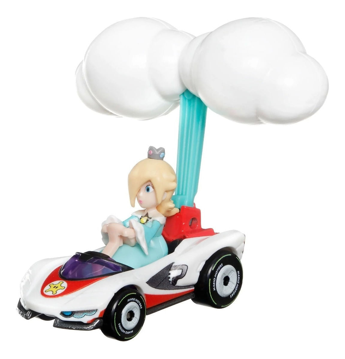 Hot Wheels Mario Kart Auto Con Personaje Gvd30 Mattel