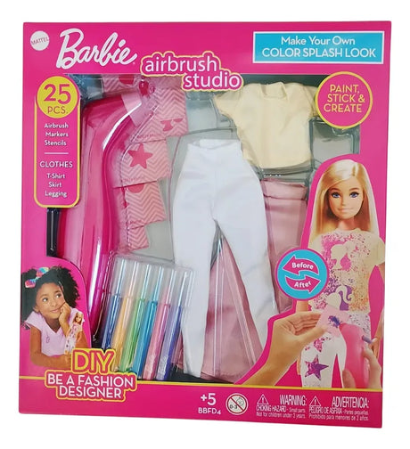 Barbie Air Brush Studio Para Diseñar Ropa De Muñeca Bbfd4