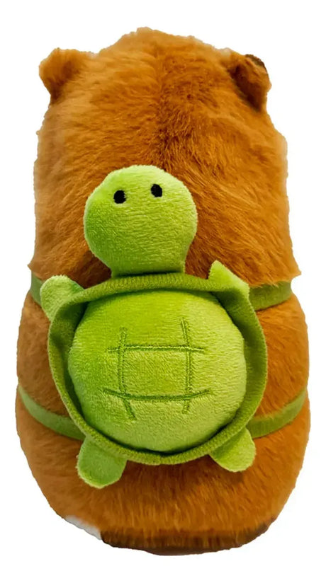 Peluche Capibara 20cm con Mochilita de Tortuga 09LP000409