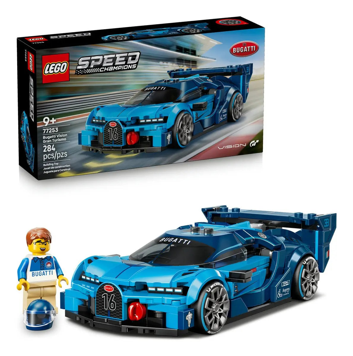 Lego Speed Champions: Coche Hiperdeportivo Bugatti Vision GT 77253
