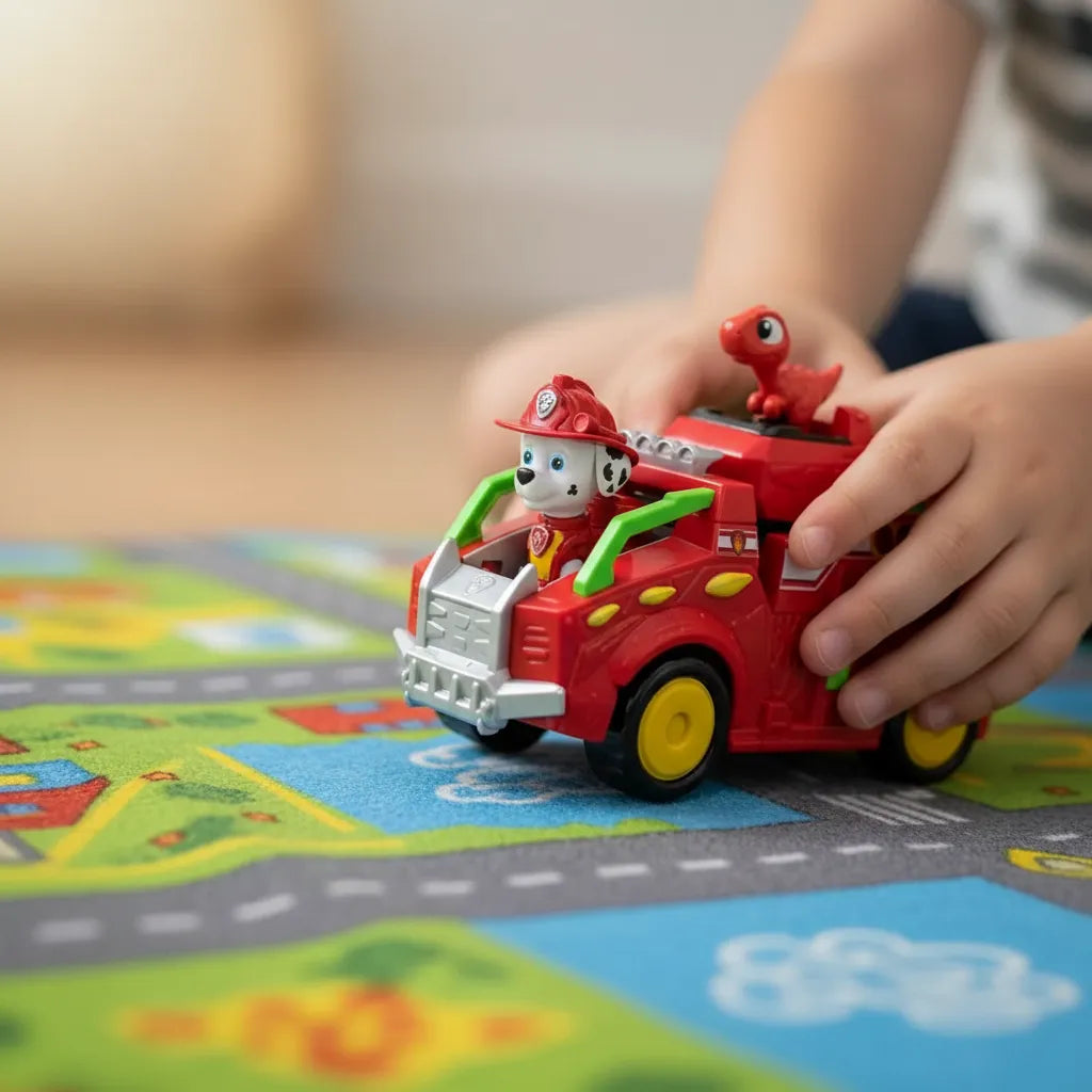 Paw Patrol Dino Vehiculo Marshall Con Dinosaurio 97236/6075757