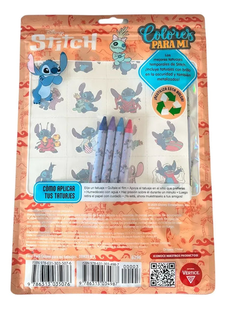 Flow Pack Colores Para Mi Tatuajes N°3 Stitch DDN25 6296