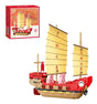 Bloques De Construcción 3d Barco Yuhao 1190pzs 2997543 Shine