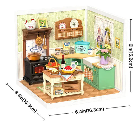 Robotime Rolife Puzzle 3d Farmhouse Kitchen Dw024