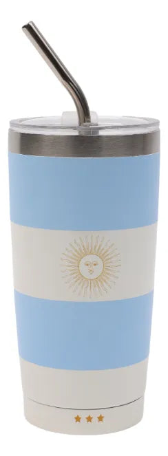 Vaso Térmico Bandera Argentina 600ml Cla1241