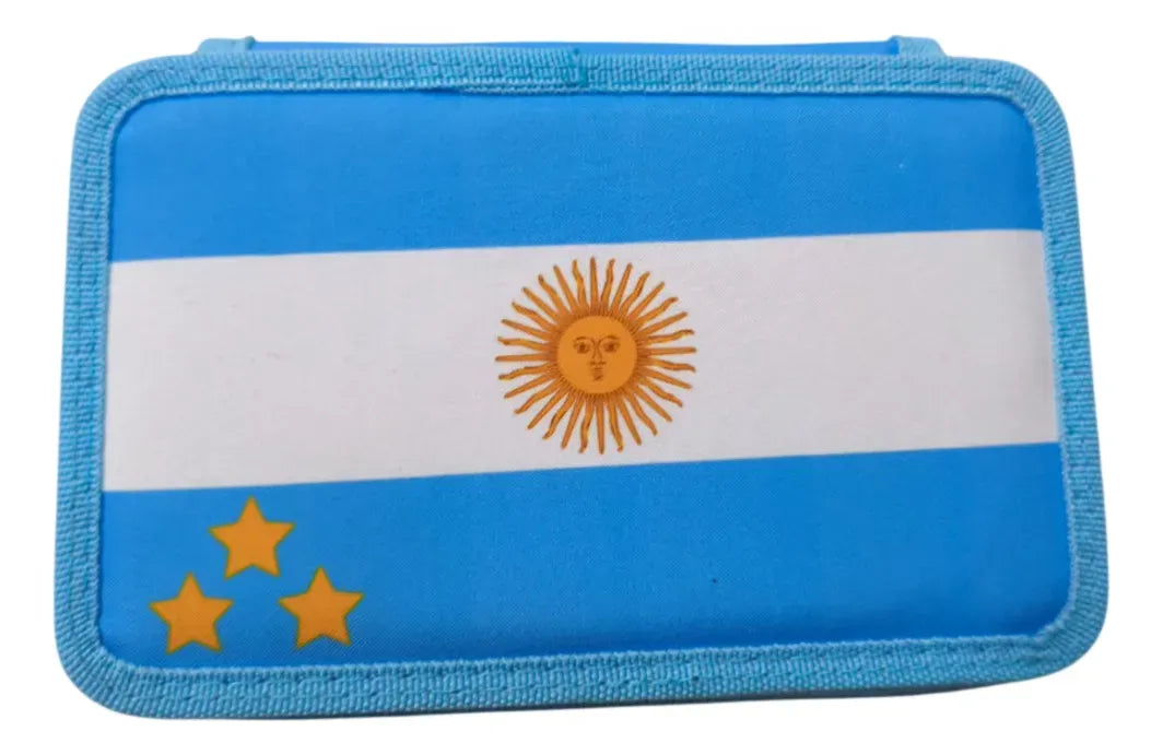 Cartuchera de Argentina 2 Pisos con Utiles SL6802