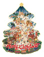 Robotime Rowood Puzzle 3d Christmas Town Ta007