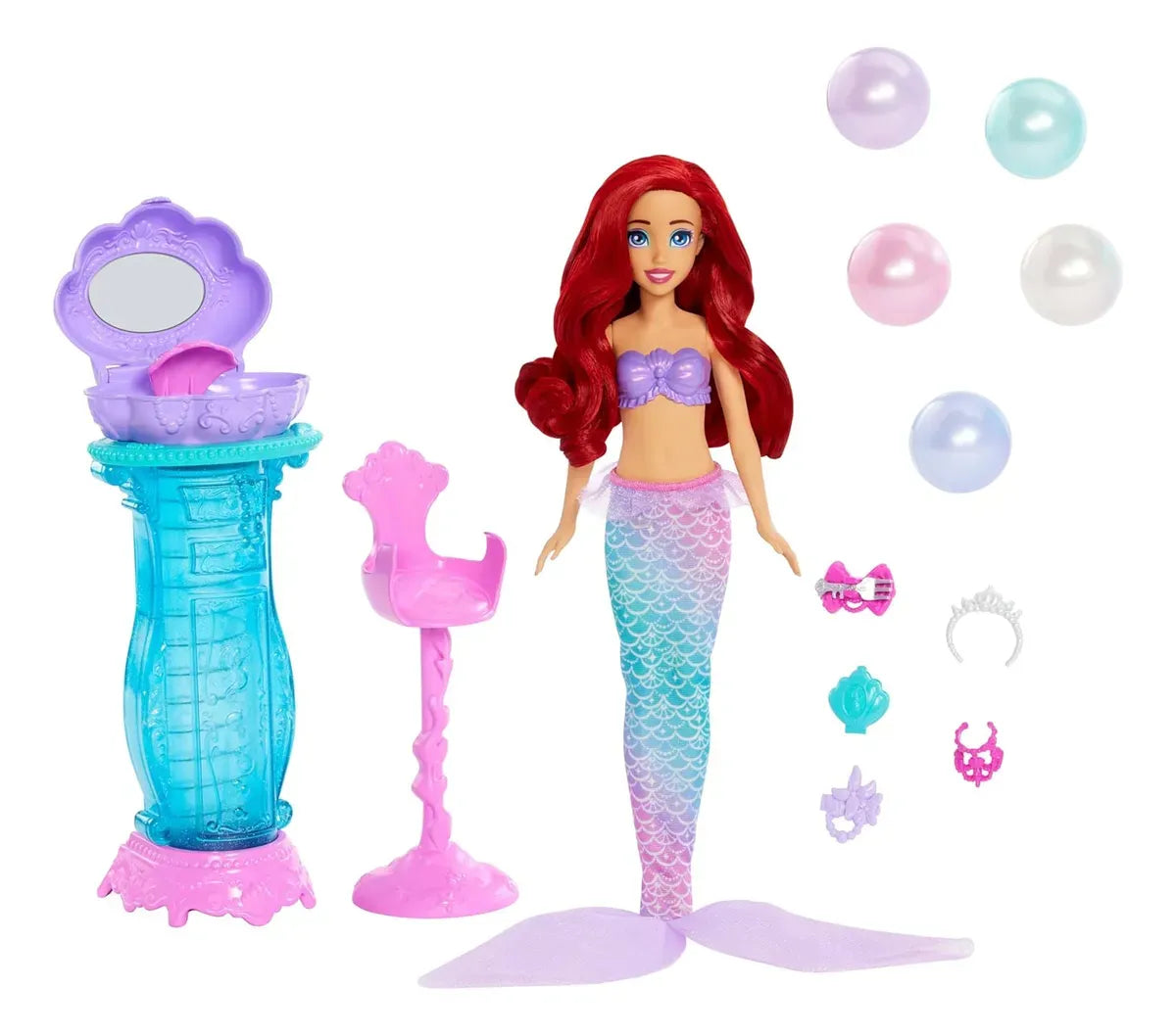 Disney Princesa Set de Juego Ariel con Accesorios Sorpresa JBF86
