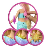 Barbie Muñeca Sirena Magica De Flores Jdm72 Mattel