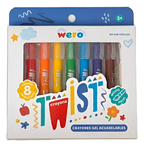 Wero Caja Watercolor Gel Crayones WE4198
