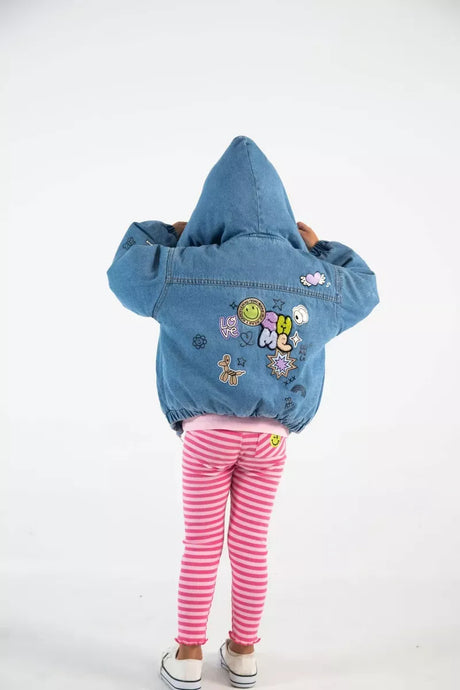Chimola Campera Denim Dorothy Talle 4 Blue Jean J01