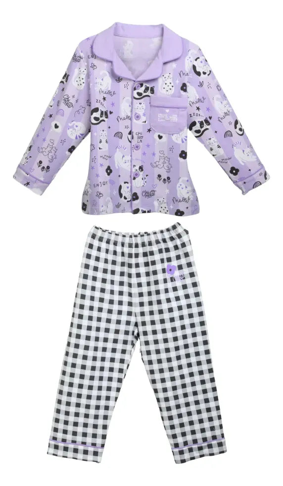 Chimola Pijama Cat TS UND08