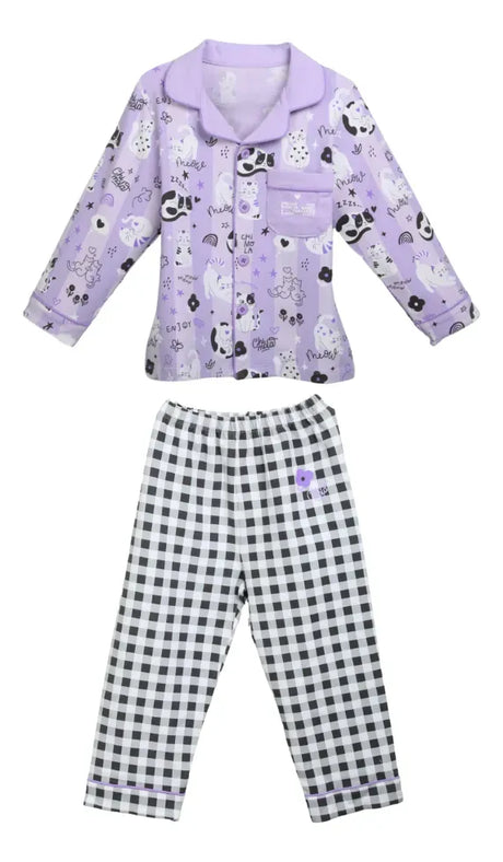Chimola Pijama Cat TS UND08