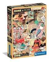 Puzzle More Is More - Books&Writing 1000 Pzas 37074 Clementoni