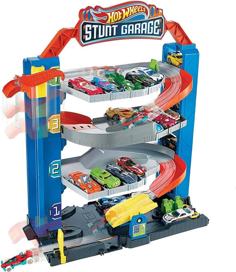 Hot Wheels Pista Stunt Garage Play Set Gnl70 Mattel