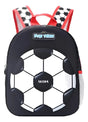 Mochila C/Luz Petit Termoformada Futbol Red 22x30x10cm 12P 41319