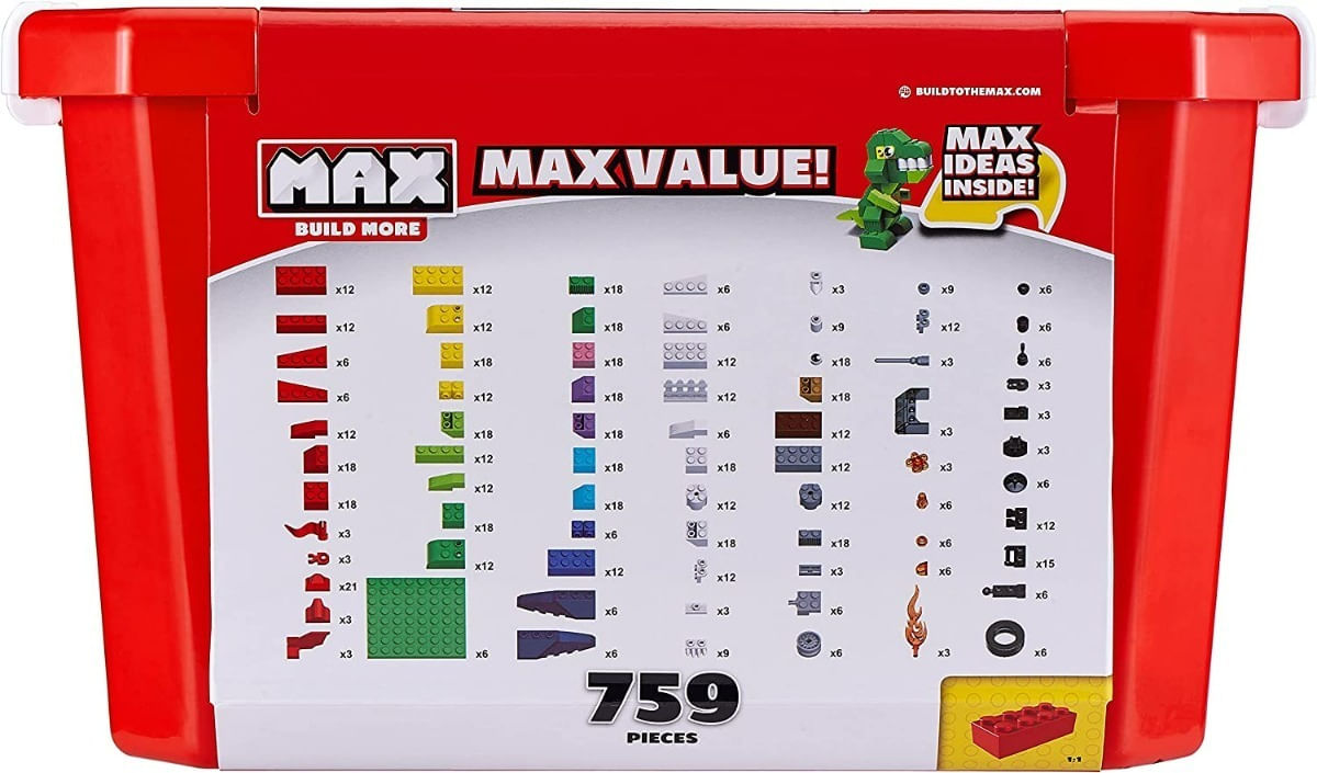 Max Build More Ladrillos Bloques 759 Pzas 8347 Compatible