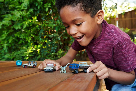 Jurassic World Matchbox Pack De 5 Autos Fmx40 Mattel