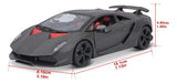 Bburago 1:24 Lamborghini Sesto Elemento Gris Metalizado 18-21061