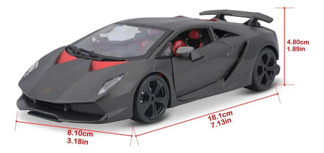 Bburago 1:24 Lamborghini Sesto Elemento Gris Metalizado 18-21061