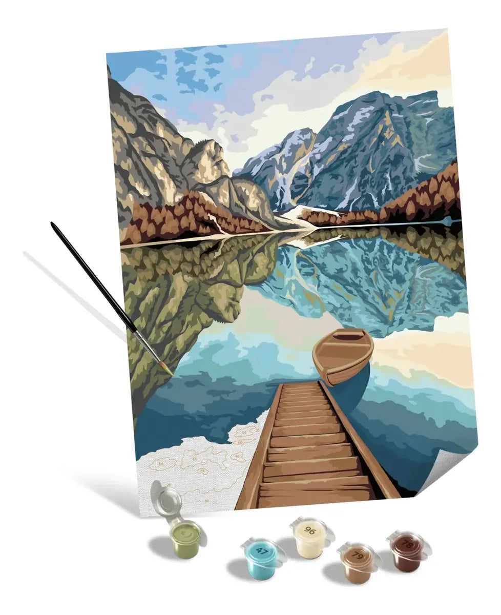 Ravensburger CreArt Pinta Por Numeros Canvas Lake Views 23909